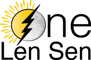 onelensen Len Senkarik Logo For ONELENSEN Website